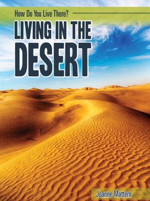 cover image of Living in the Desert